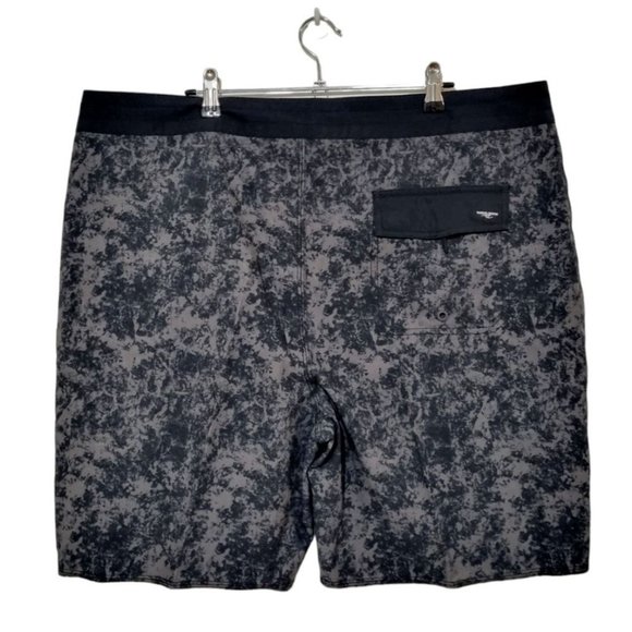 WAVEZONE Mens Grey & Black Performance Board Beach Surf Swim Shorts Size 40 - Picture 3 of 7